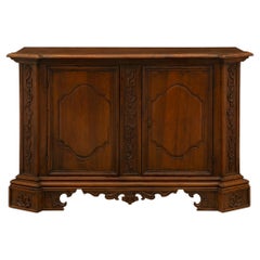 Italian 18th Century Walnut Credenza