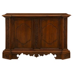 Italian 18th Century Walnut Credenza