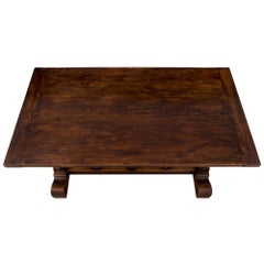 Italian 18th Century Walnut Library Table