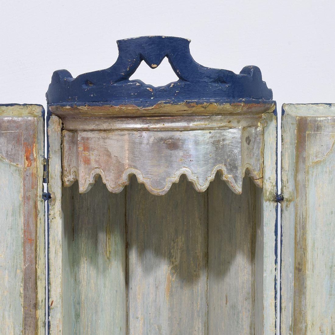 Altare da viaggio/casa in legno italiano del XVIII secolo 3