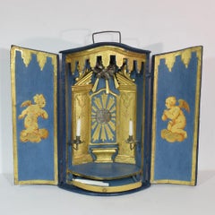 Italian 18th Century Wooden Travel/ House Altar