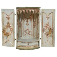 Italian 18th Century Wooden Travel/ House Altar