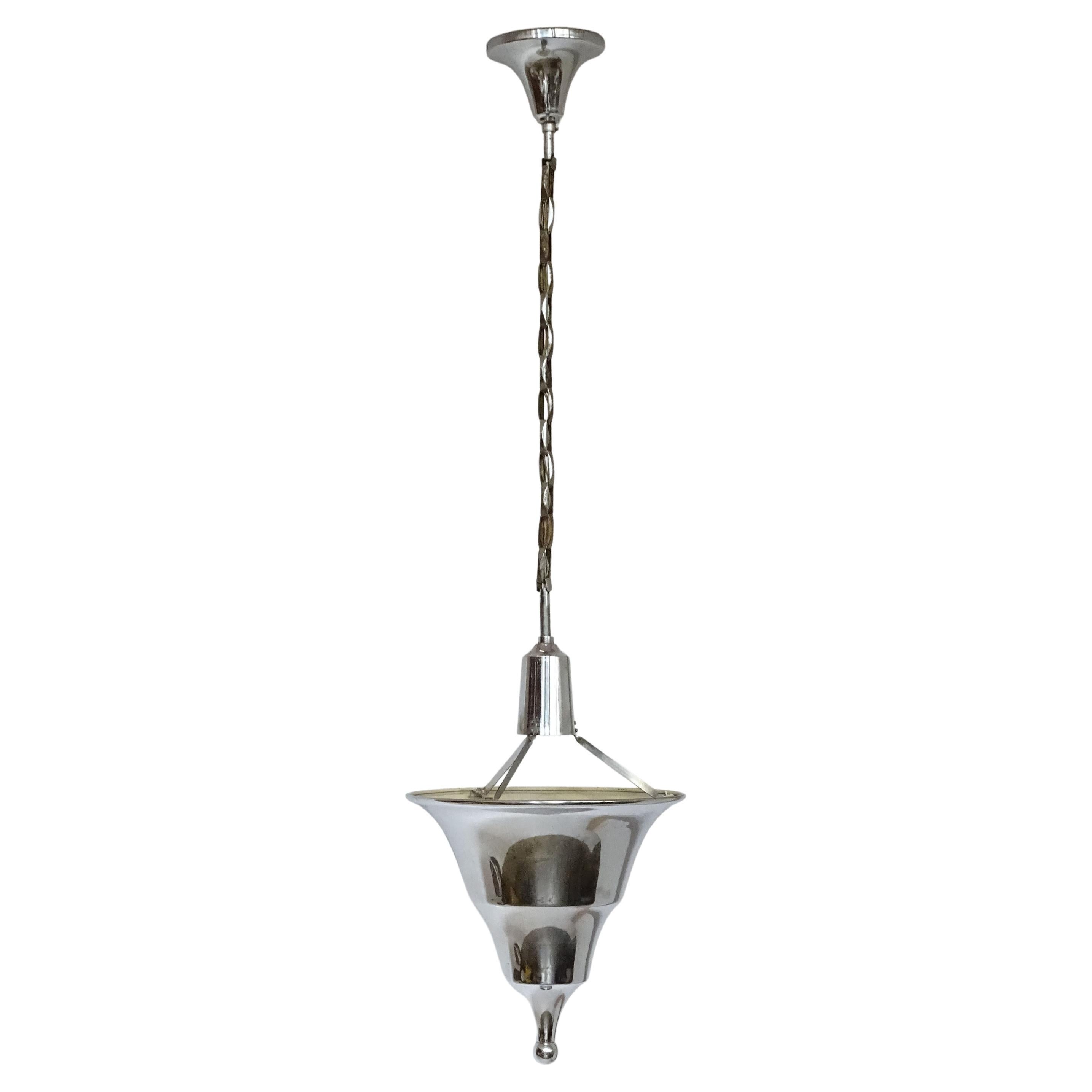 Italian 1930s Art Deco Luminator Ceiling Lamp