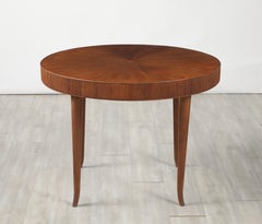 Italian 1940's Carved Oak Center Table