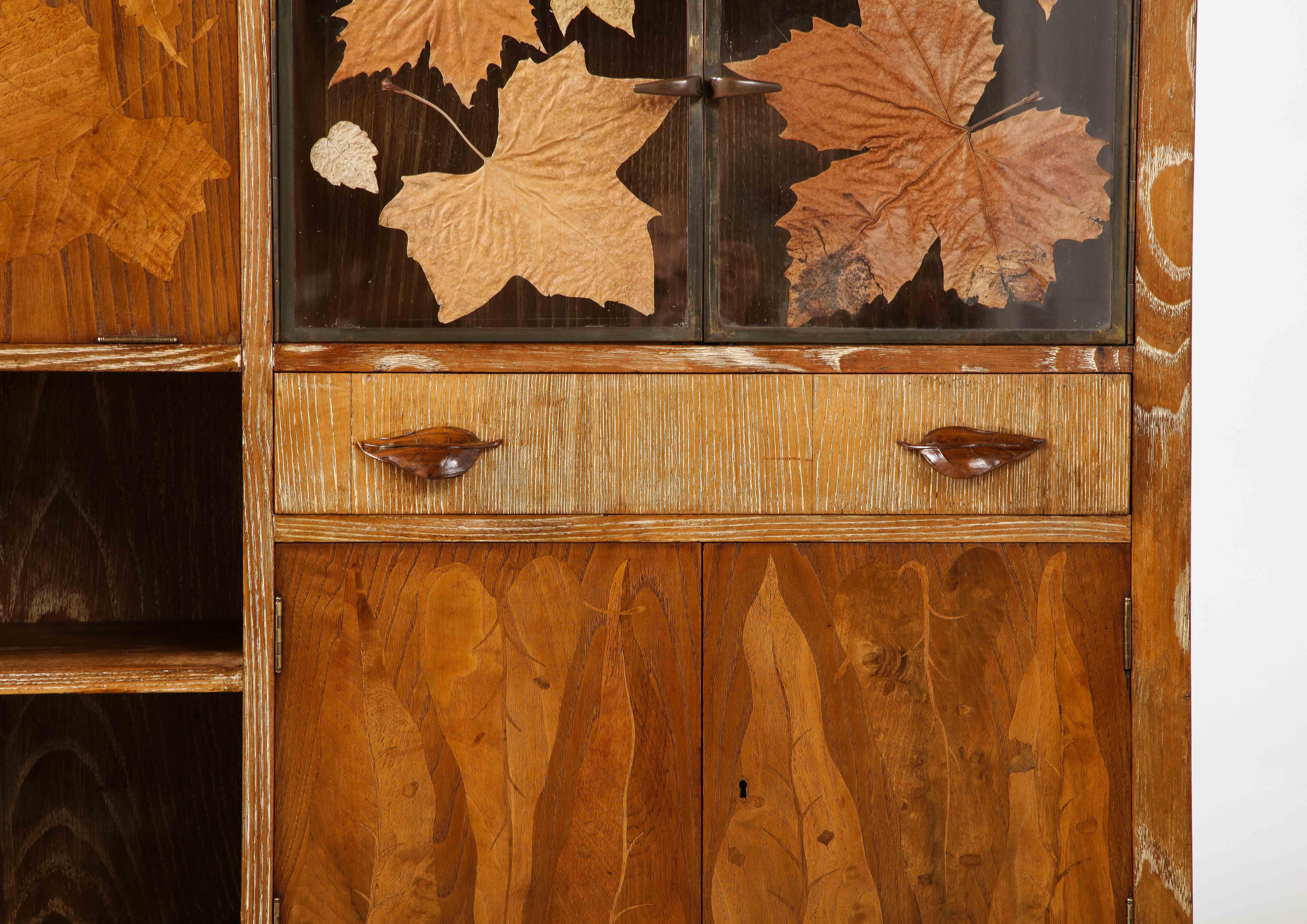 ceruse golden oak cabinets