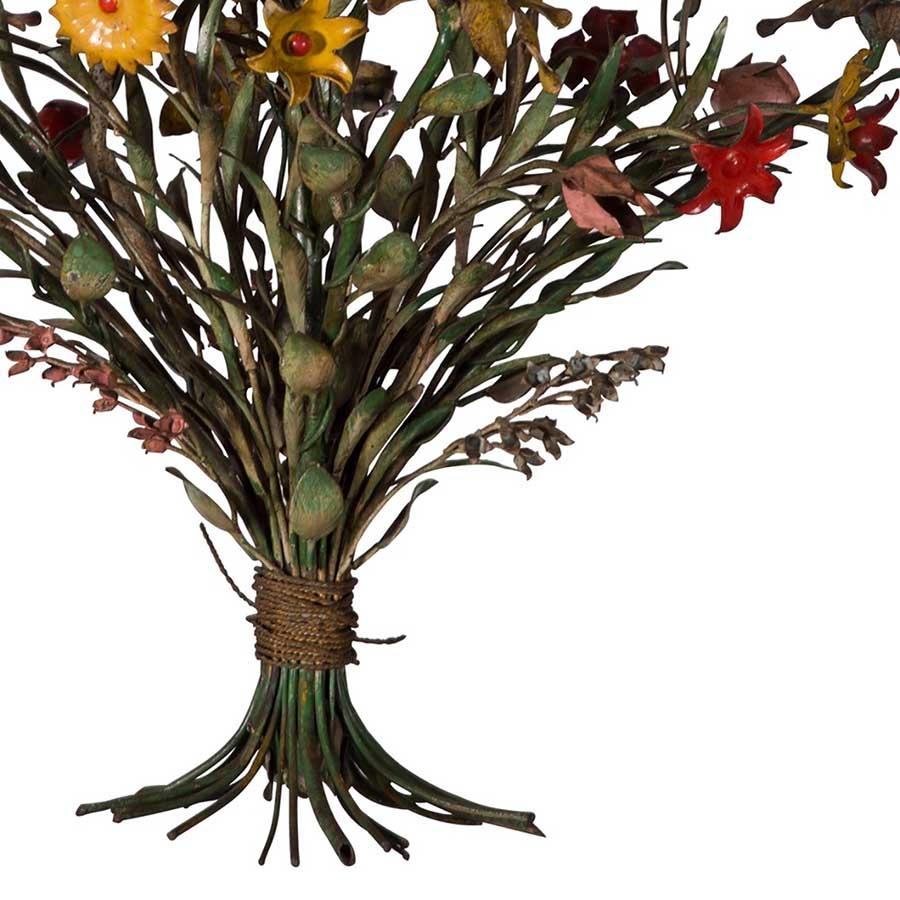Mid-20th Century Italian 1940s Flower Chandelier
