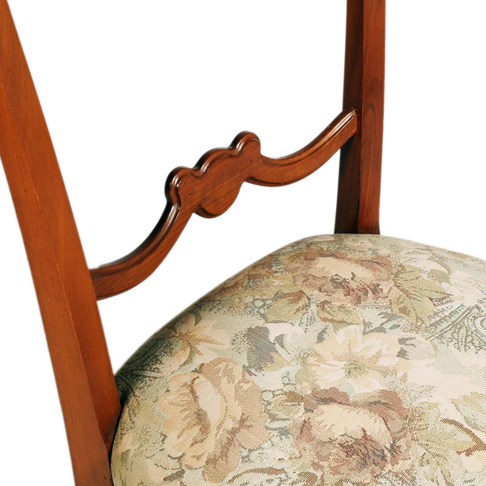 Italian 1940s Mid-century Six Chairs by Paolo Buffa for Brugnoli Mobili Cantù For Sale 3