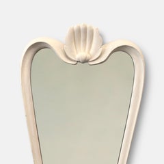 Pareja de espejos italianos esculpidos en gesso de los años 40