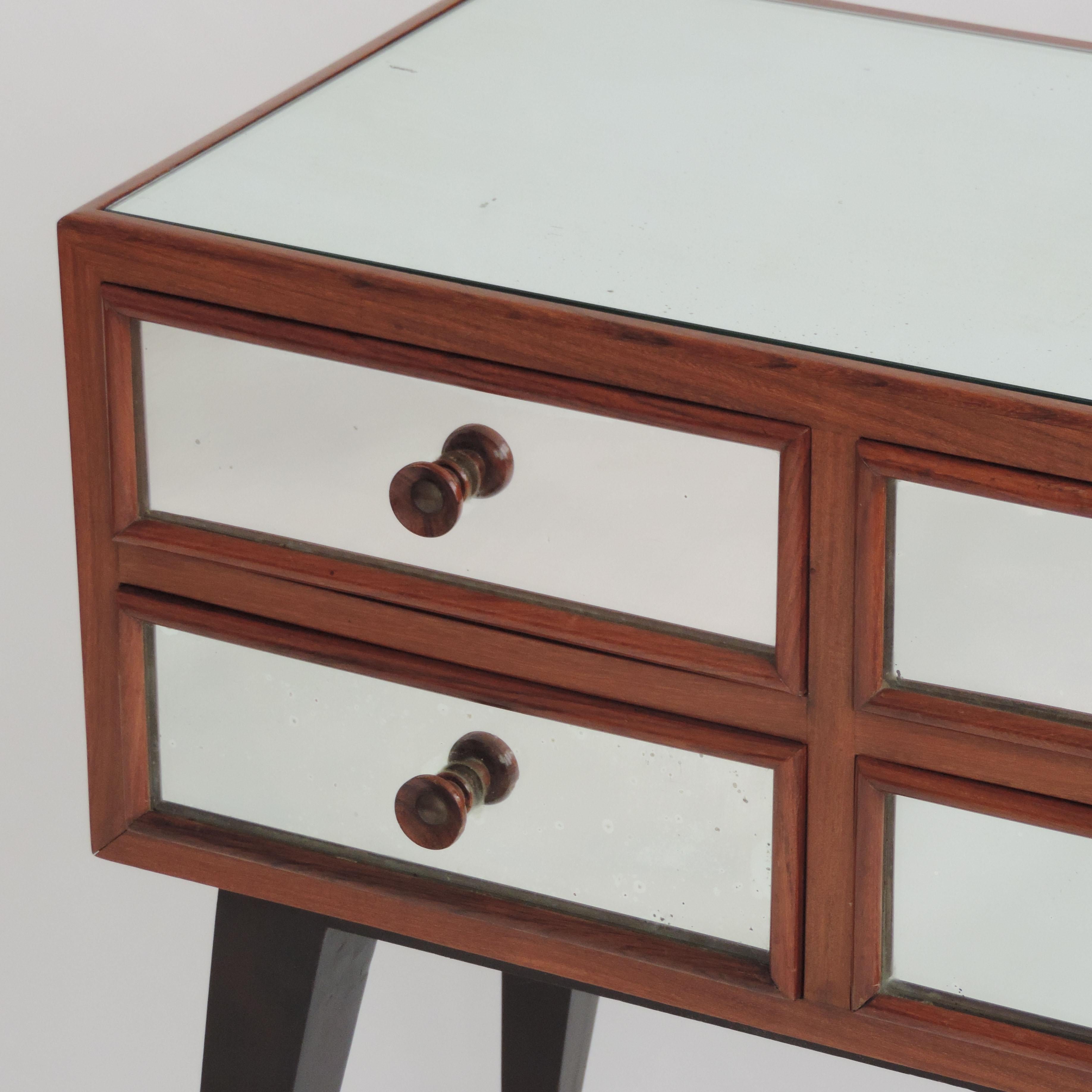 Italian 1940s Side Table Attributed to Fontana Arte In Good Condition For Sale In Milan, IT