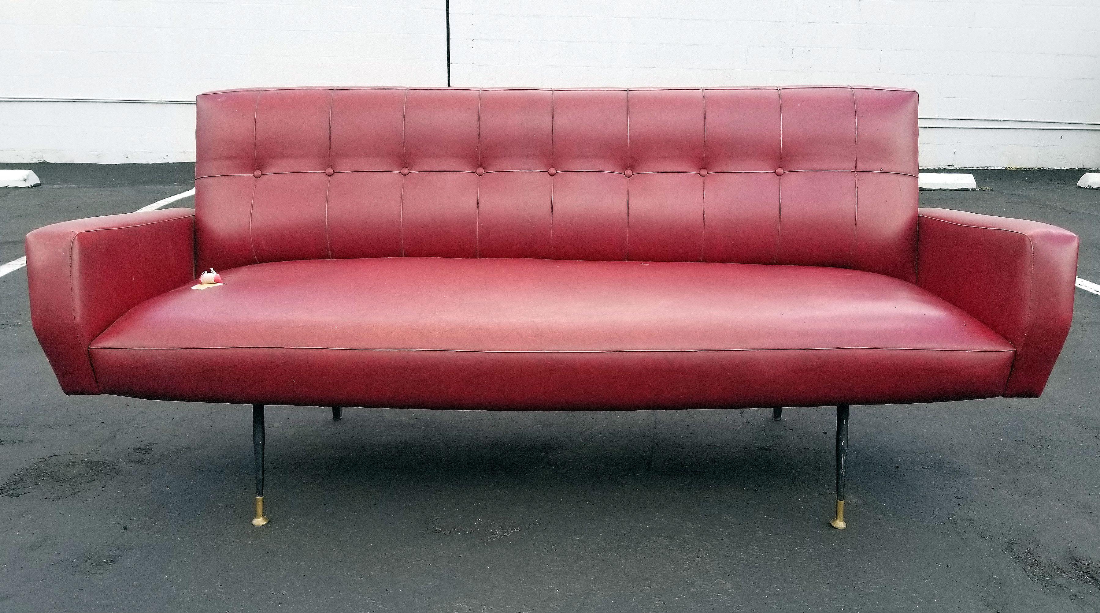 Mid-Century Modern Italian 1950s Sofa