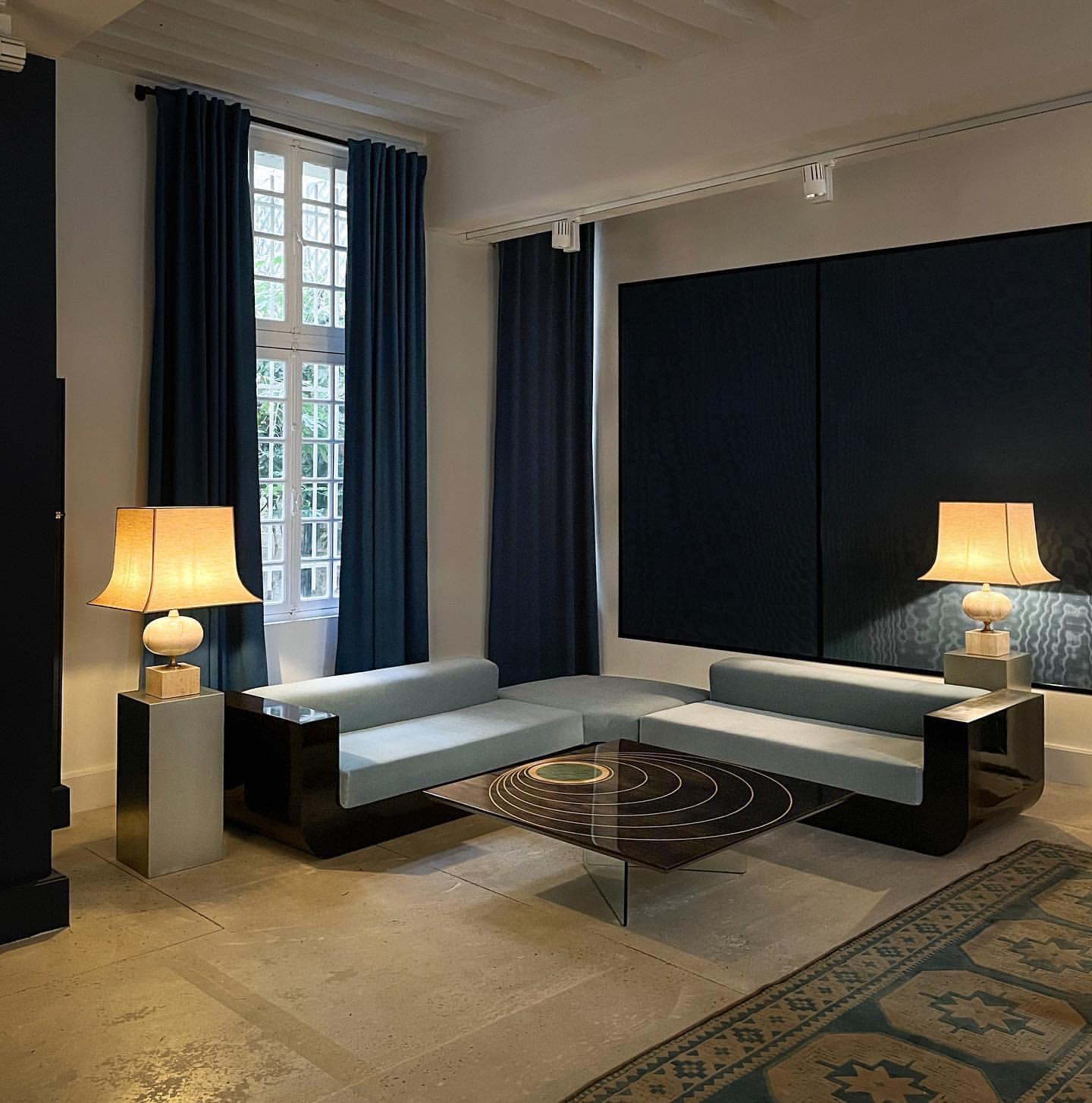 Table basse carrée italienne 1950 en vente 3