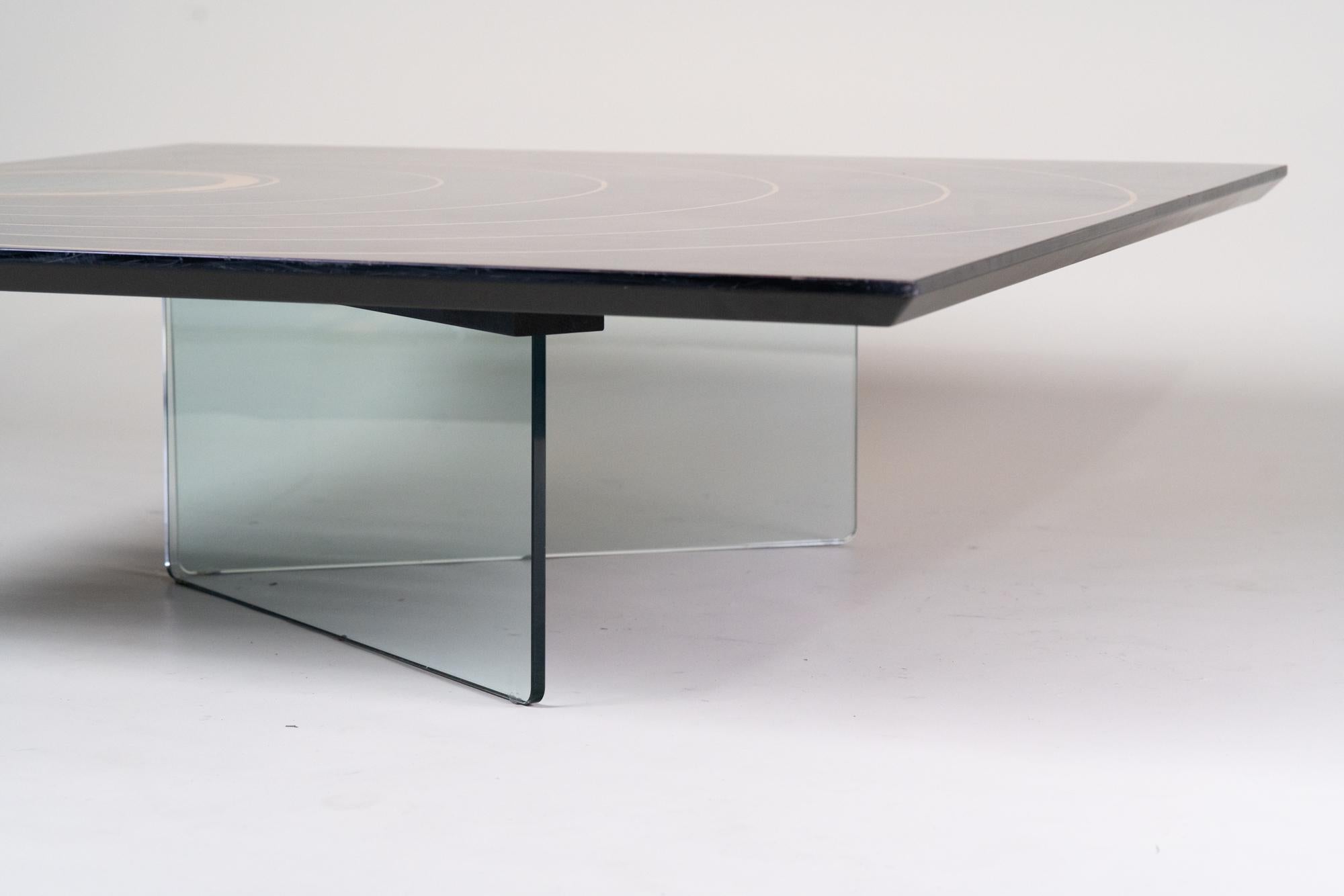 Table basse carrée italienne 1950 Bon état - En vente à Paddington, NSW