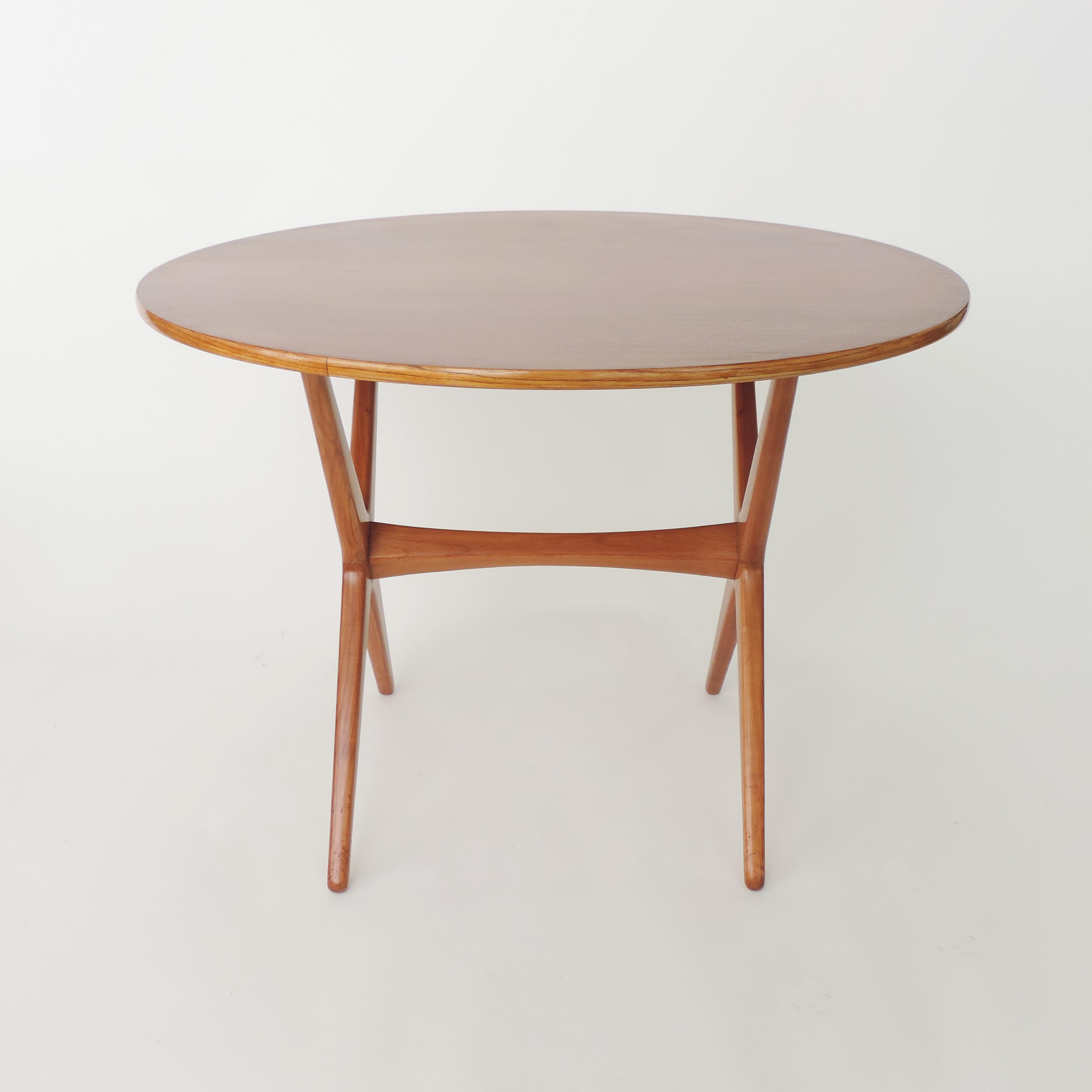 Métal Ico Parisi Table de salle à manger / table basse réglable des années 1950 pour Cassina en vente