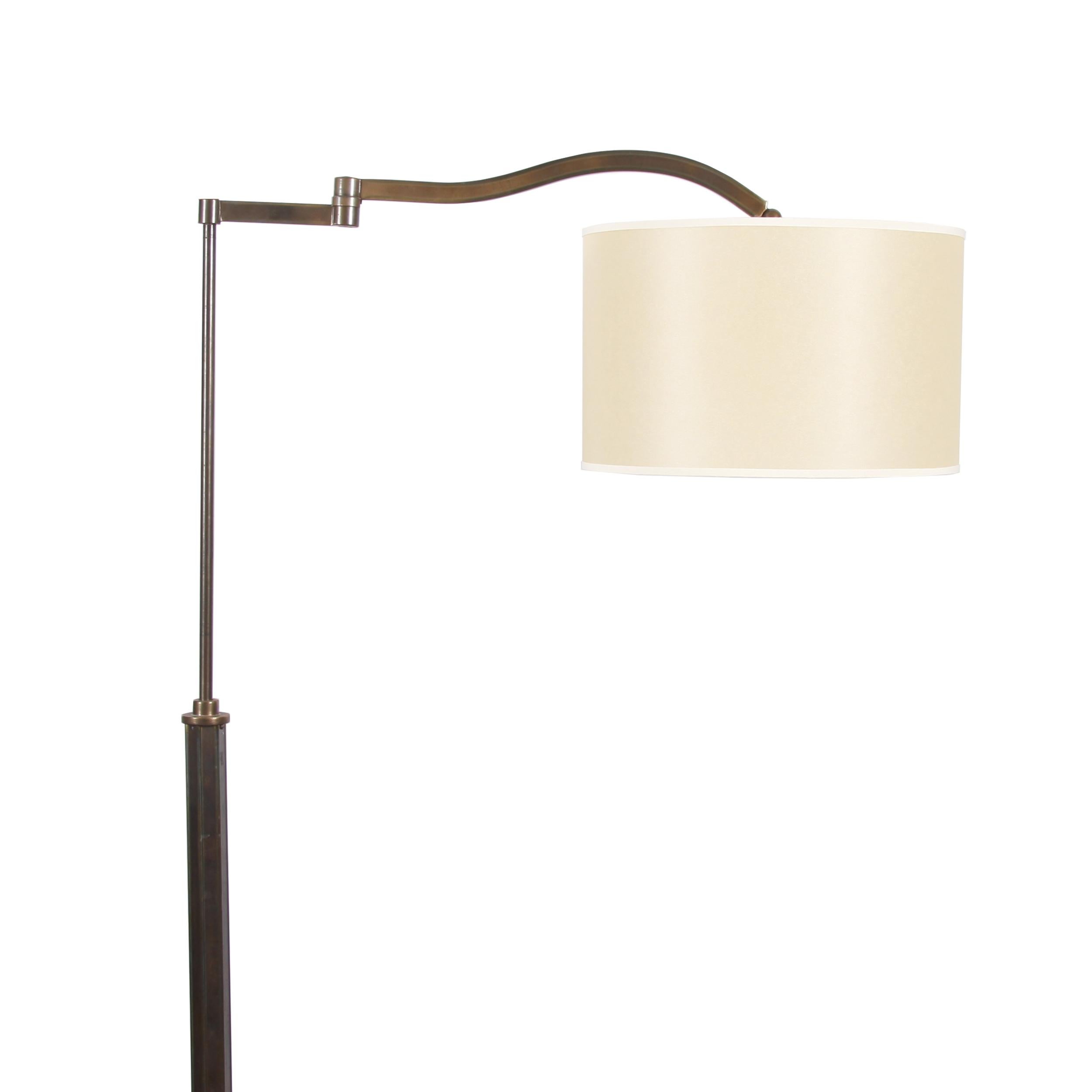 Mid-Century Modern Italian 1950s Adjustable Swing Arm Floor Lamp