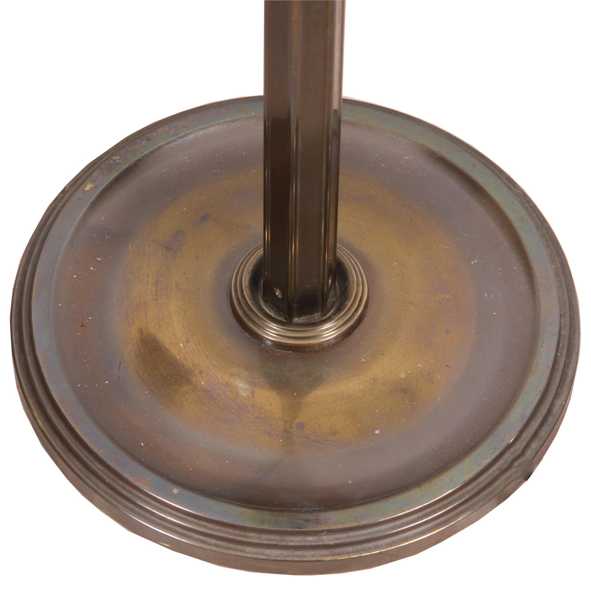 Italian 1950s Adjustable Swing Arm Floor Lamp at 1stDibs