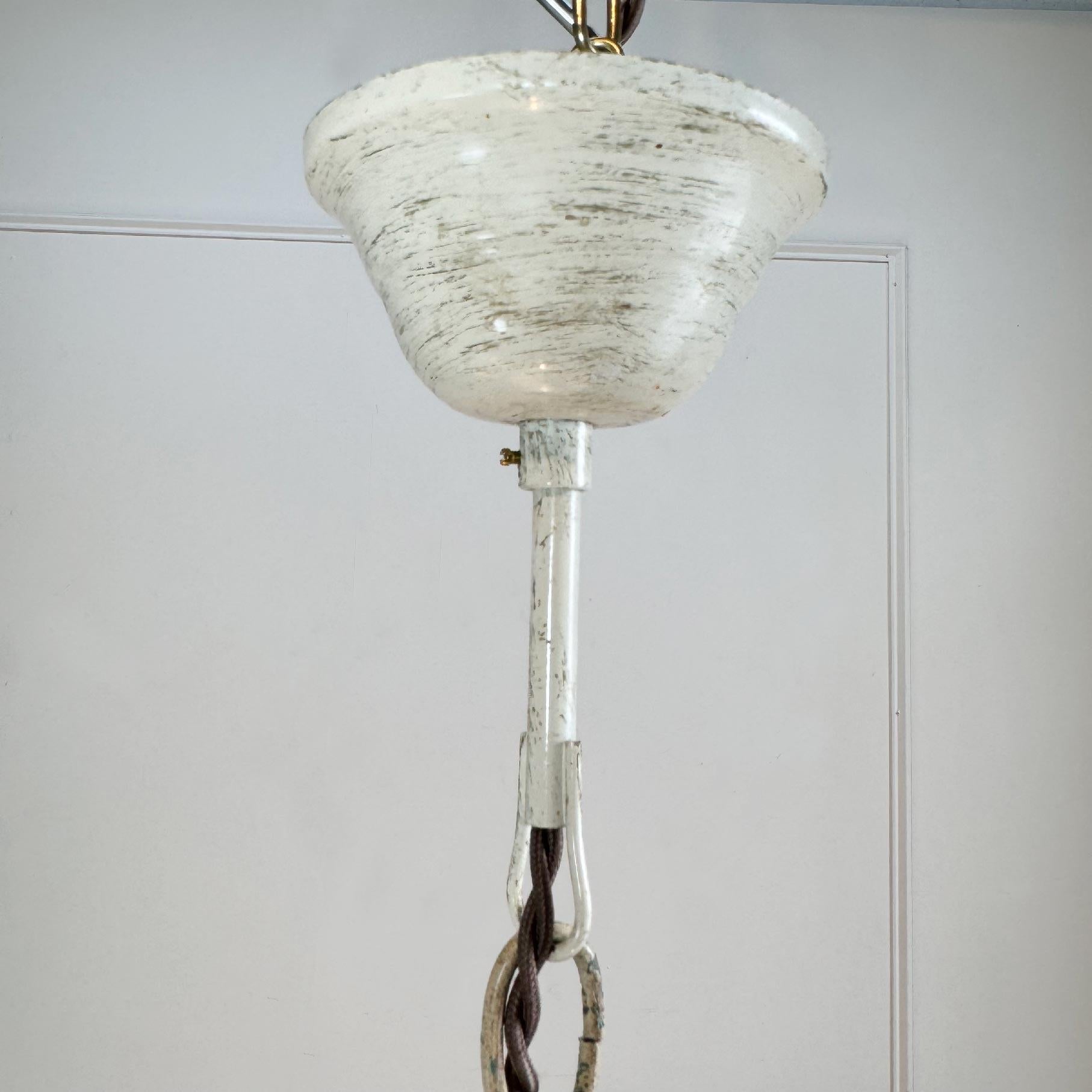 Italian 1950's Apple Tole Chandelier 4