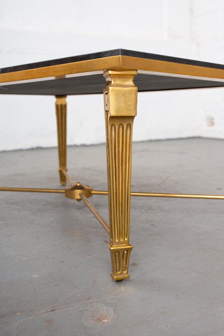 Italian 1950s Blackstone Top Coffee Table at 1stDibs