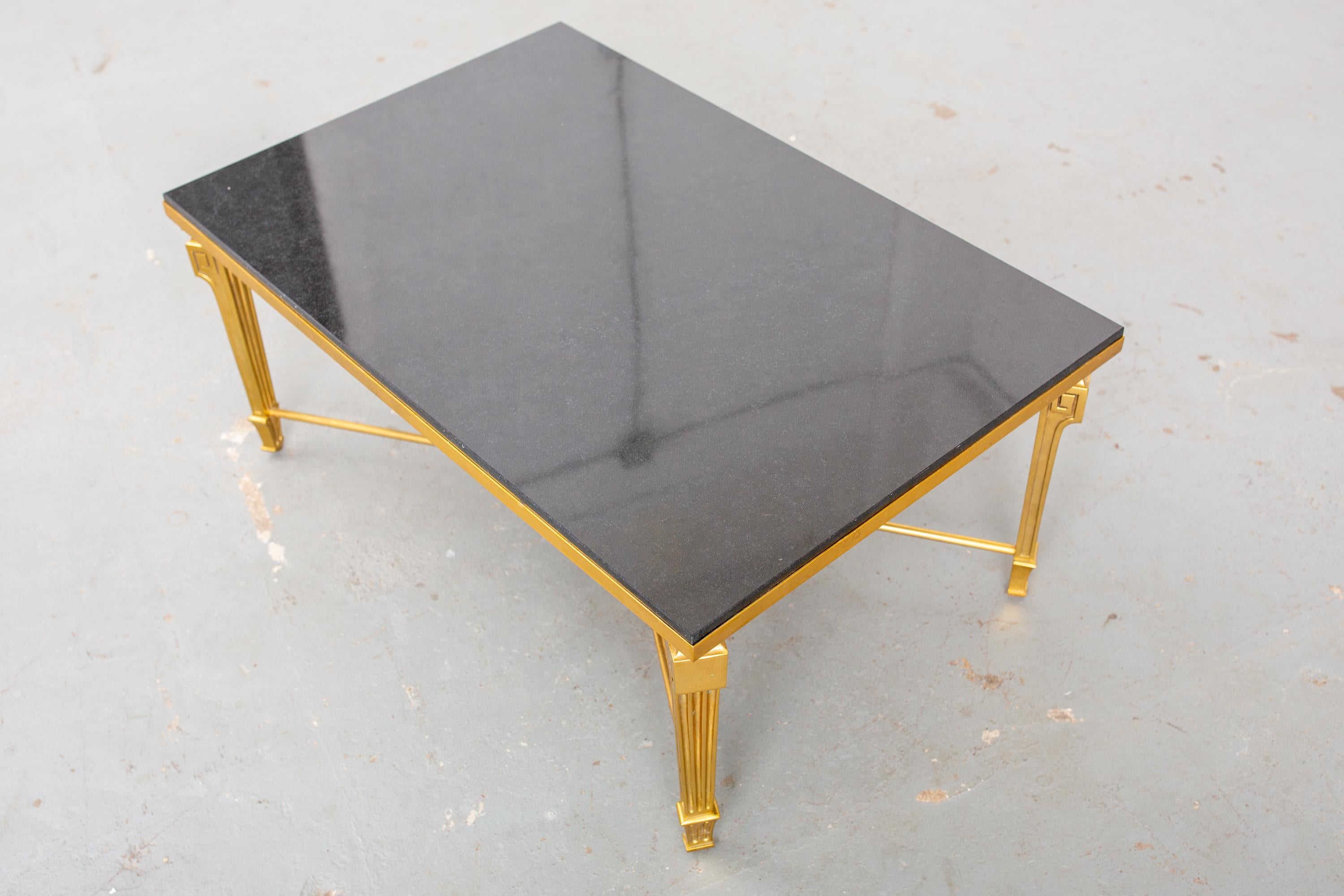 Italian 1950s Blackstone Top Coffee Table 3