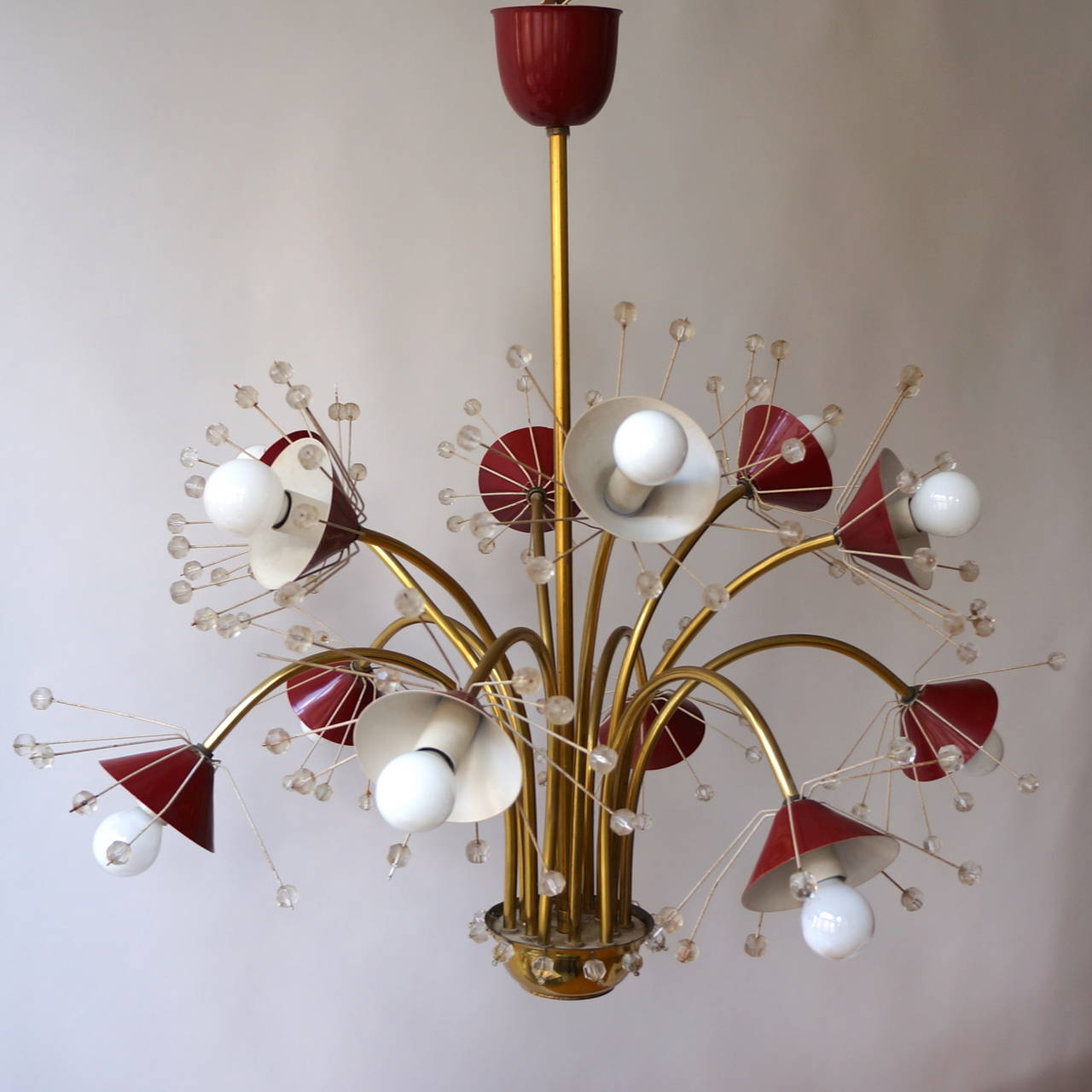 Italian 1950s Chandelier (Österreichisch)