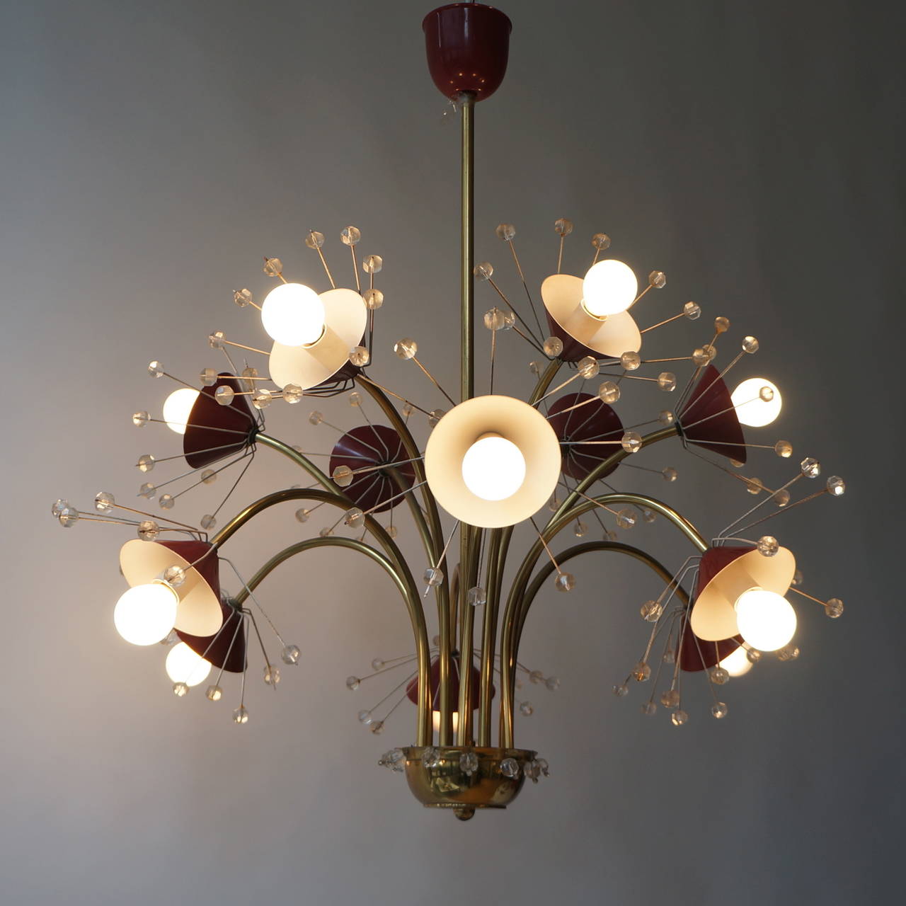 Italian 1950s Chandelier (20. Jahrhundert)