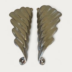 Italian 1950s Chrome Door Handles