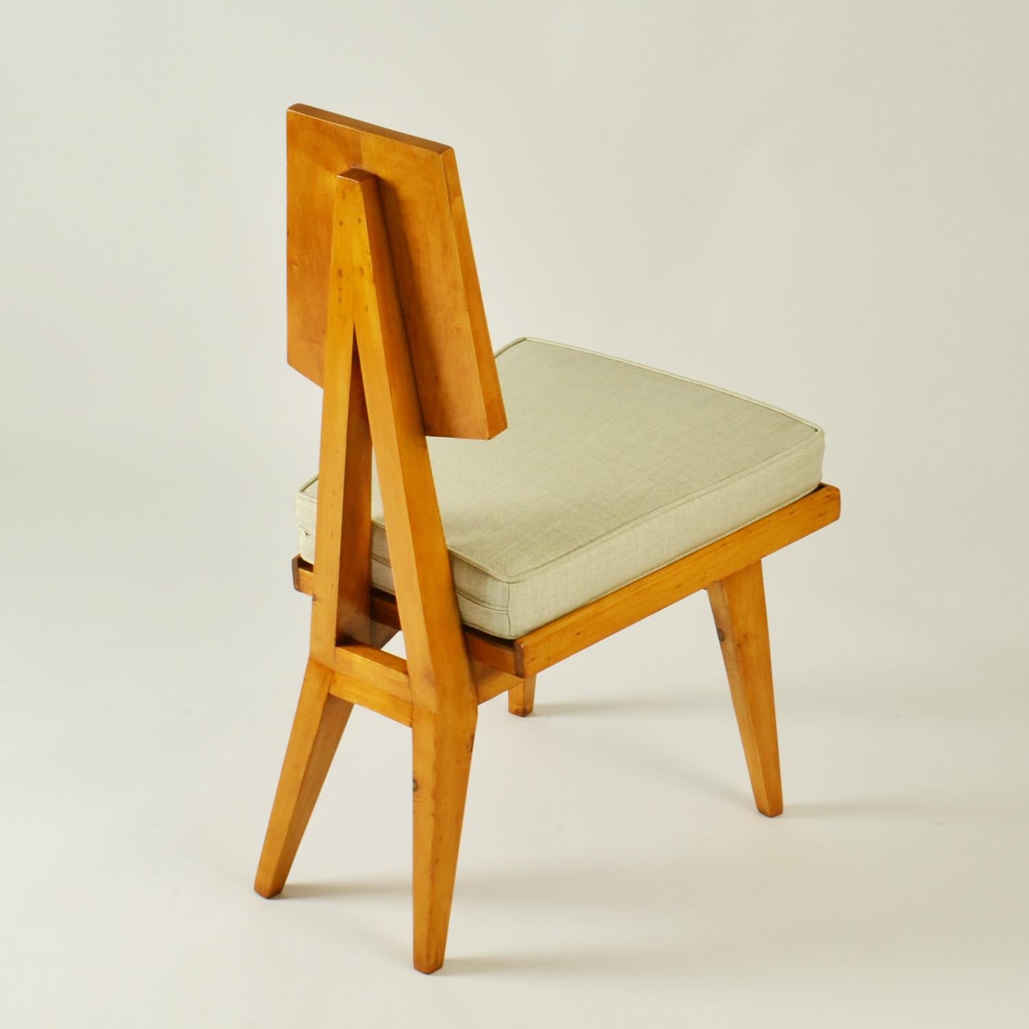 Italienischer Schreibtisch und Stuhl aus den 1950er Jahren in der Art von Gio Ponti im Angebot 6