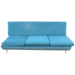 Italian 1950s Era Mid-Century Modern MCM Daybed Sleep Sofa Settee Couch