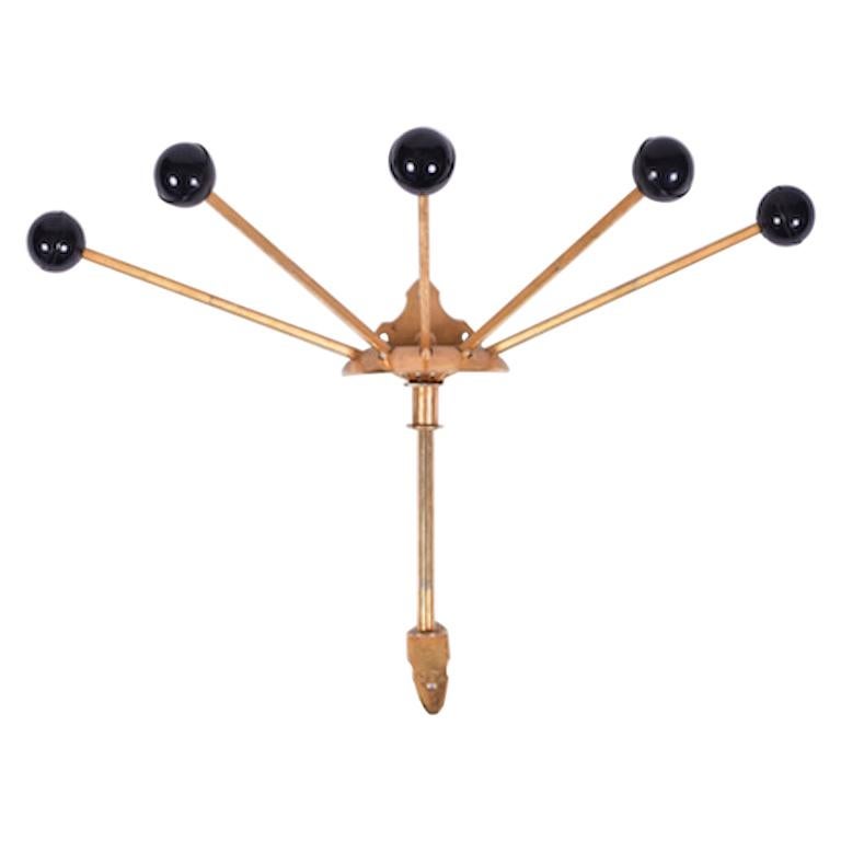 Italian 1950s Expanding Coat Hook in the Style of Luigi Dominioni