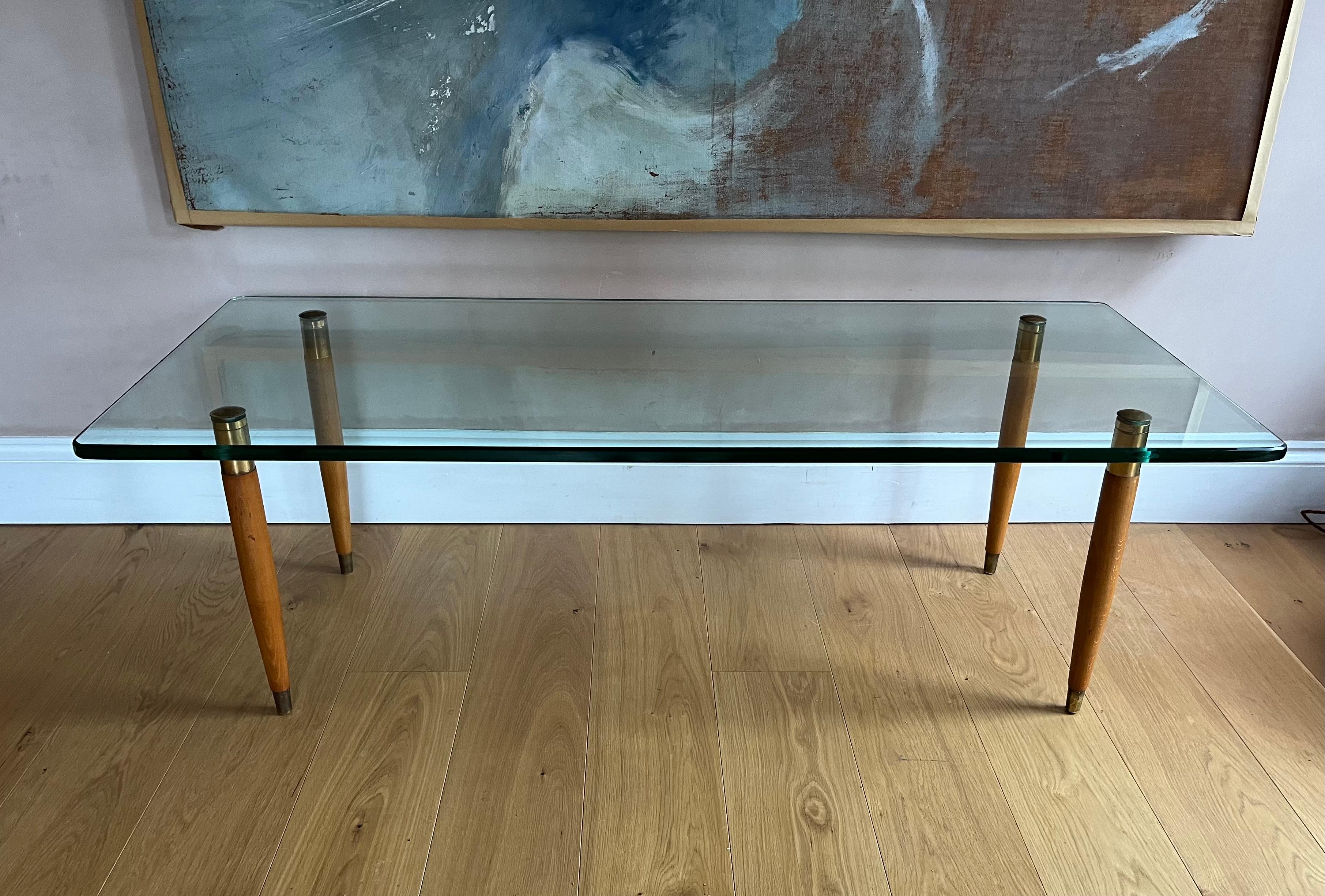 Italian 1950’s Fontana Arte coffee table  In Good Condition For Sale In London, GB