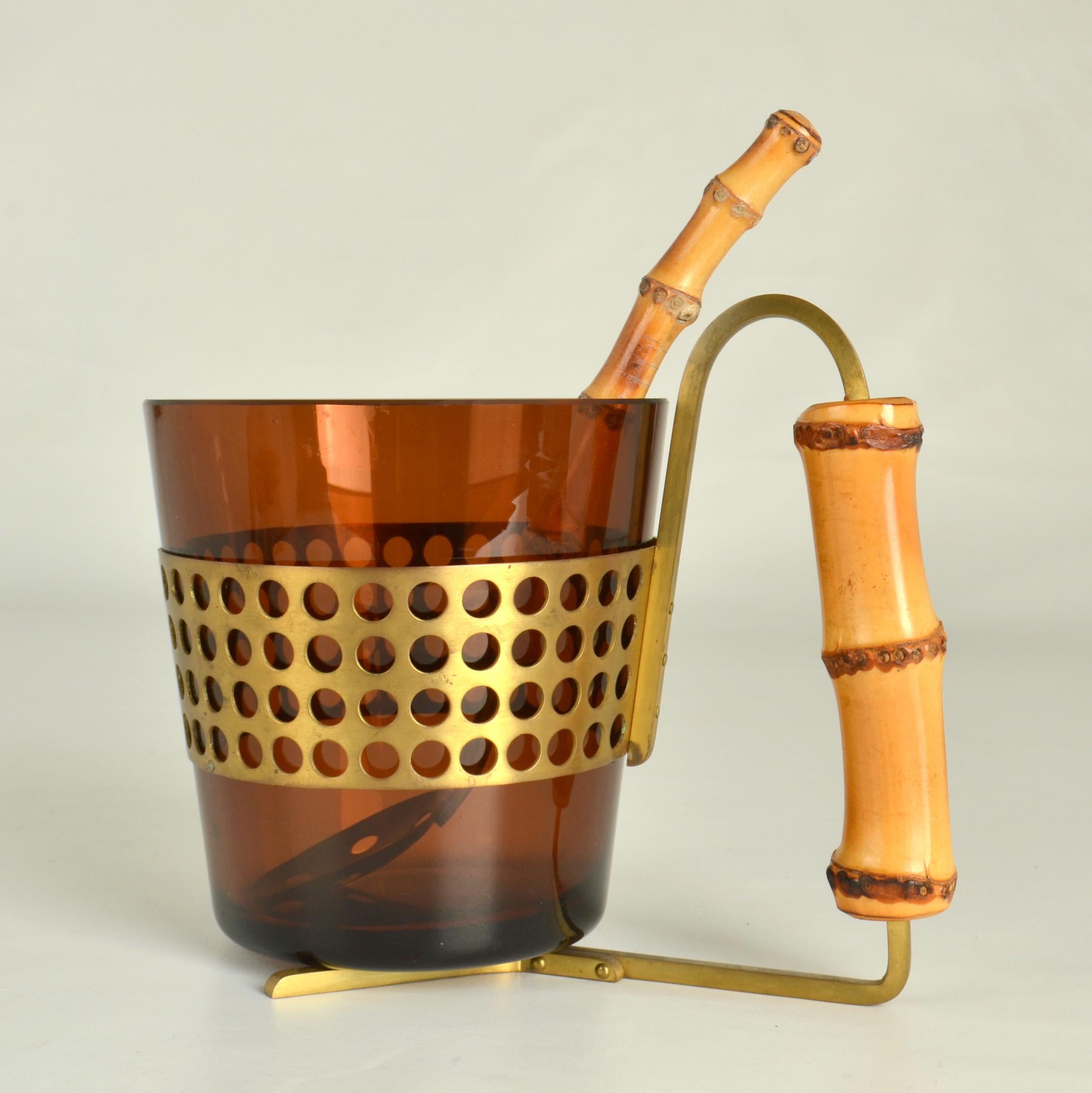 Mid-Century Modern Italian 1950's Ice Bucket For Sale