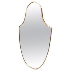 Italian 1950s Mirror-Shield Shape