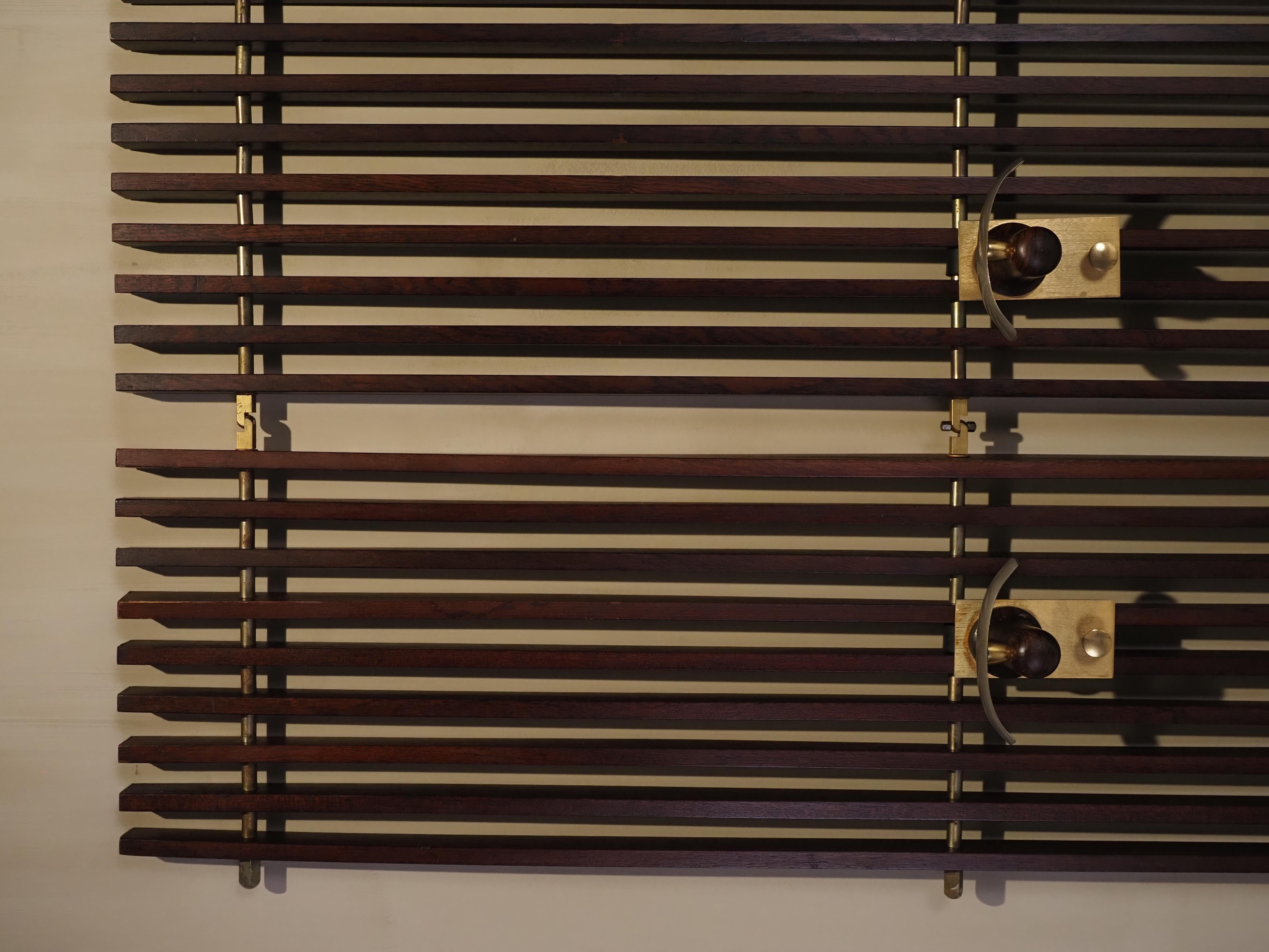 Italian 1950's modular coat rack For Sale 1