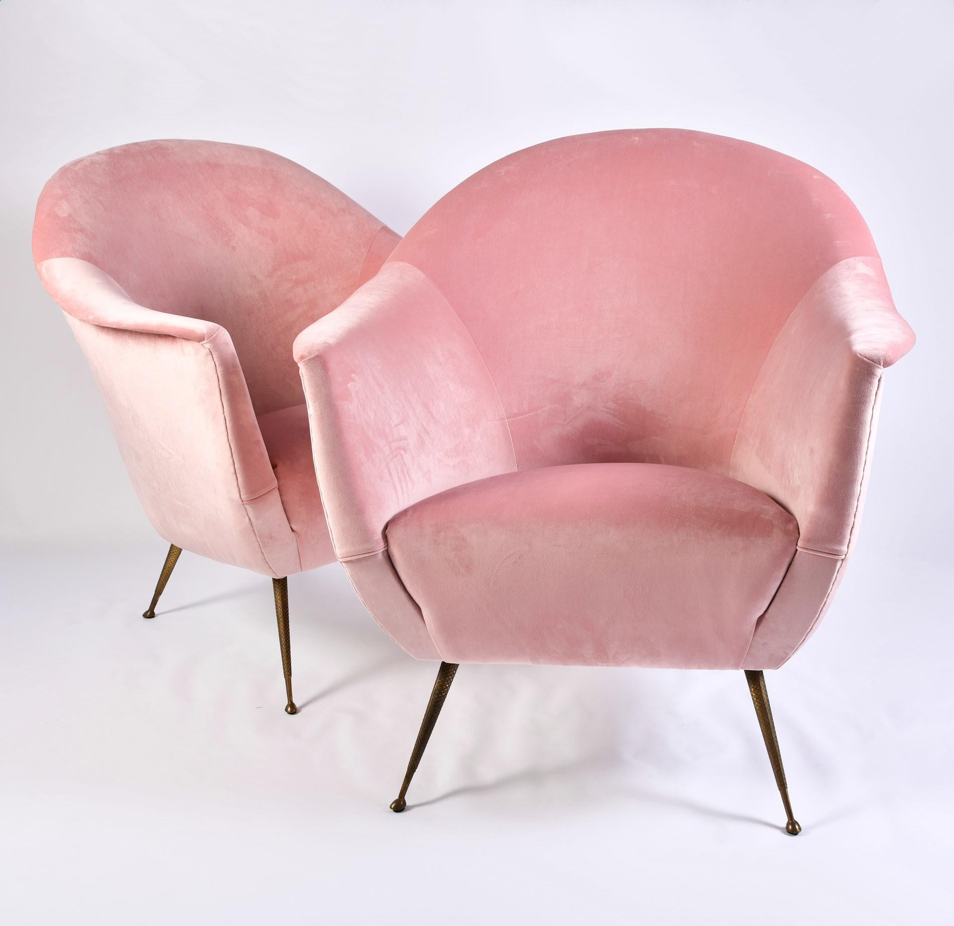 pale pink armchair