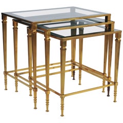 Vintage Italian 1950s Set of Nesting Tables