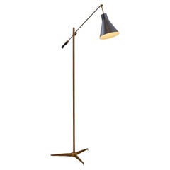 Italian 1950's Signed Arredoluce Monza Floor Lamp