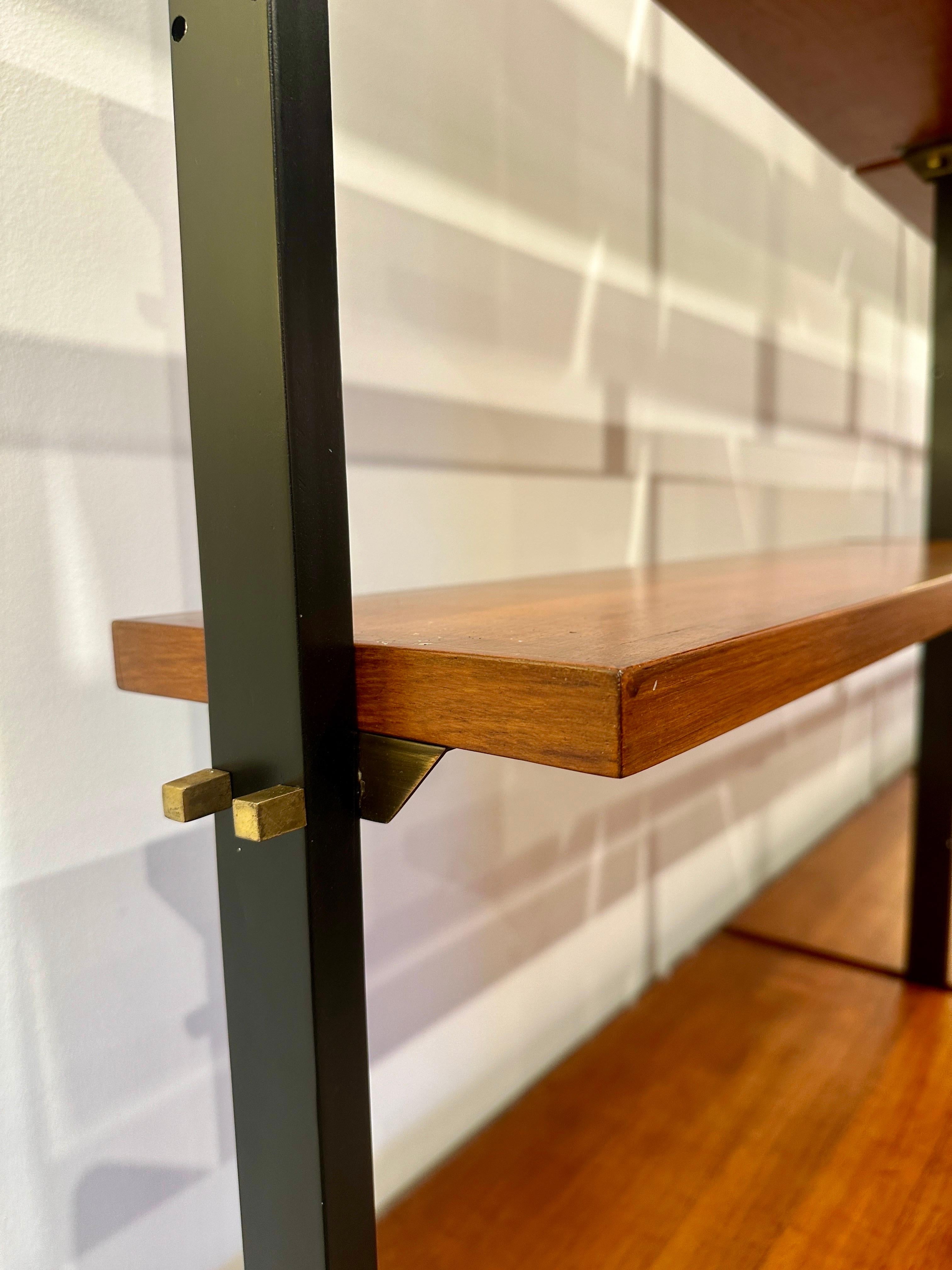 Italian 1950's Three-Section Cabinet and Shelving System 3