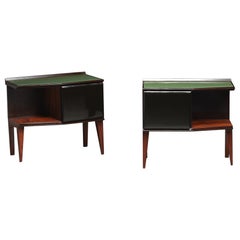Italian 1950s Vintage Bedside Tables - Exquisite High-End Craftsmanship