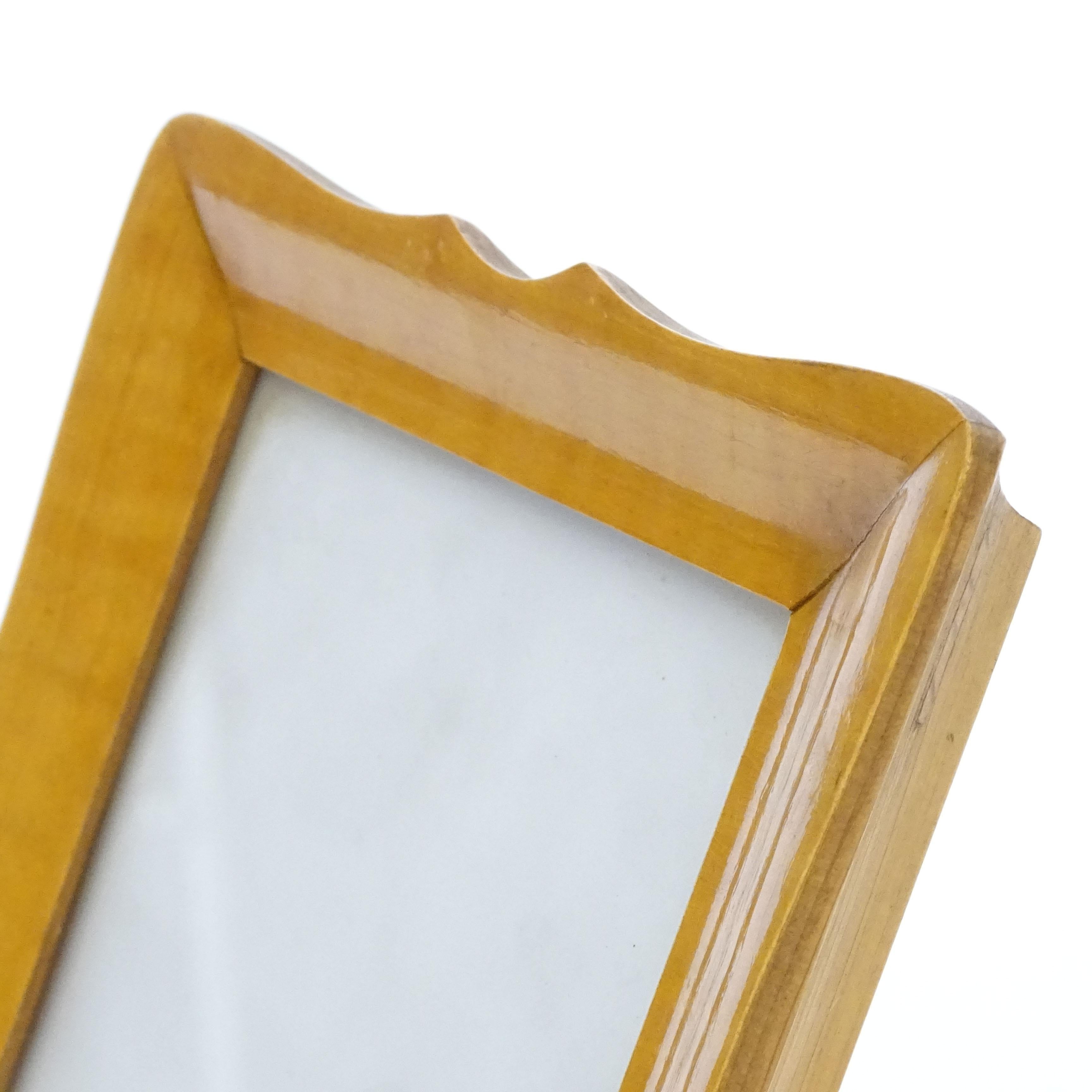 Marco de mesa italiano de madera de los años 50 Italiano en venta