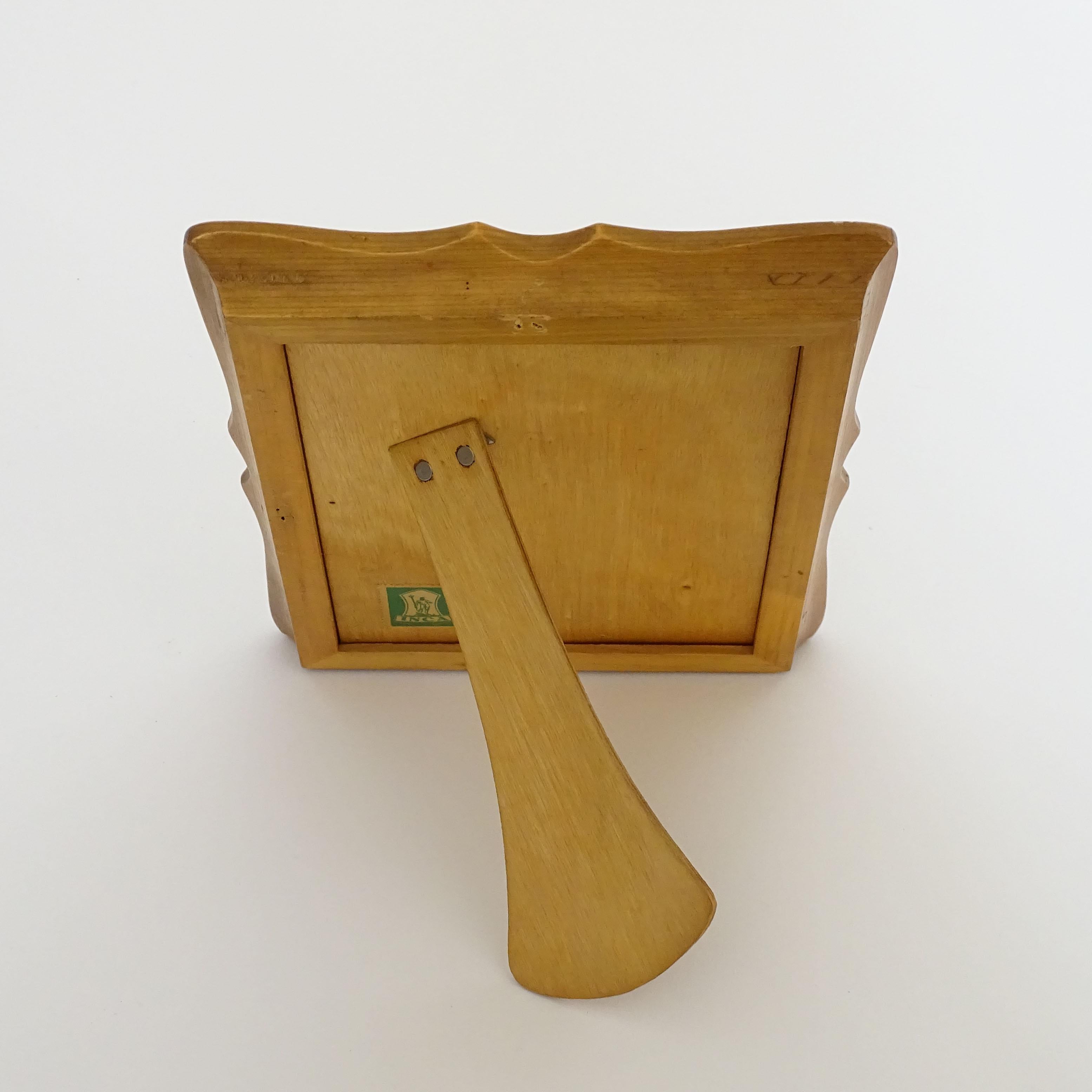 Marco de mesa italiano de madera de los años 50 en Bueno estado para la venta en Milan, IT