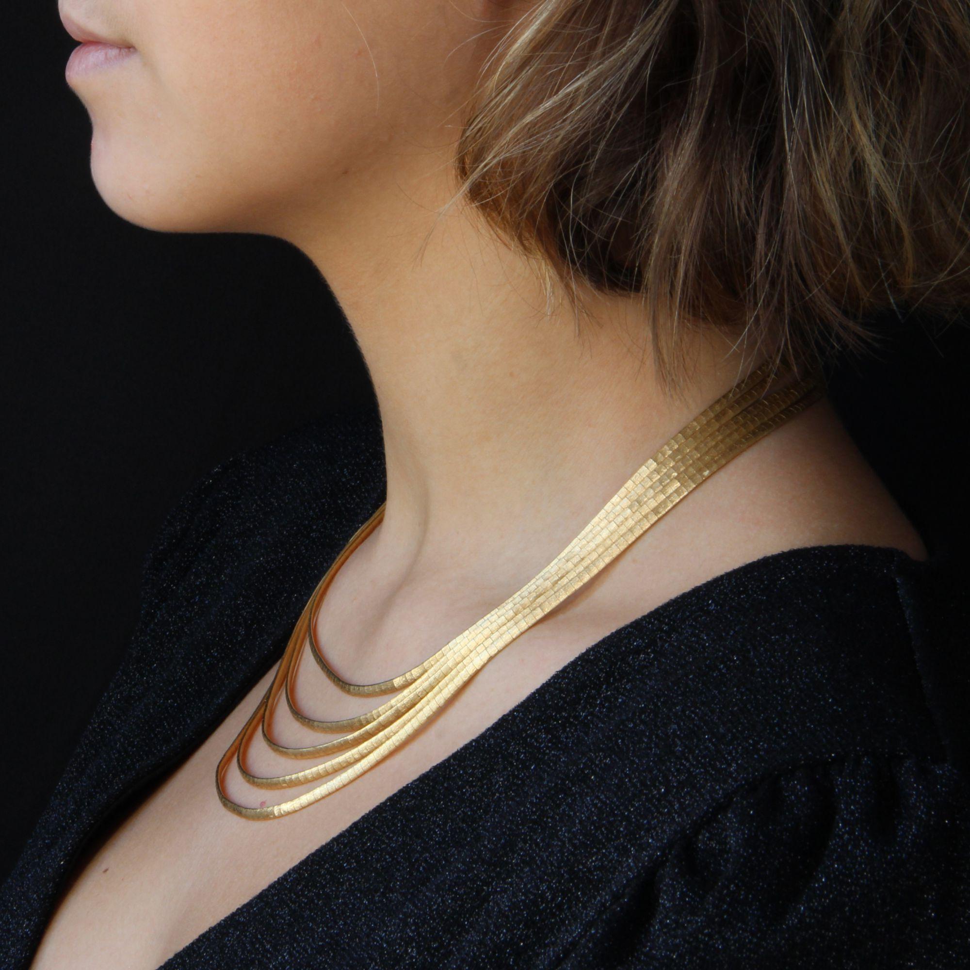 18 karat italian gold necklace