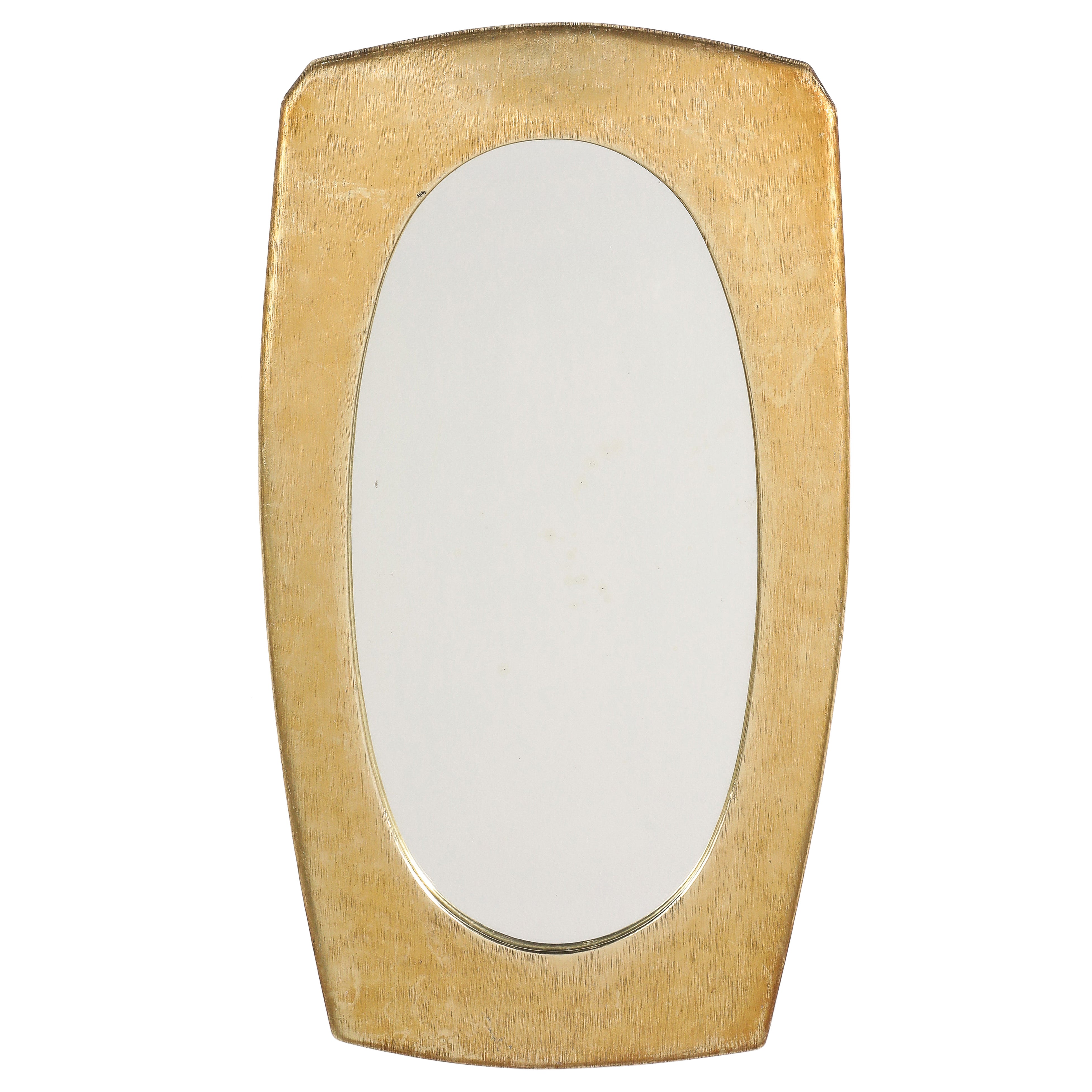 Italian 1960
s Brass Framed Mirror