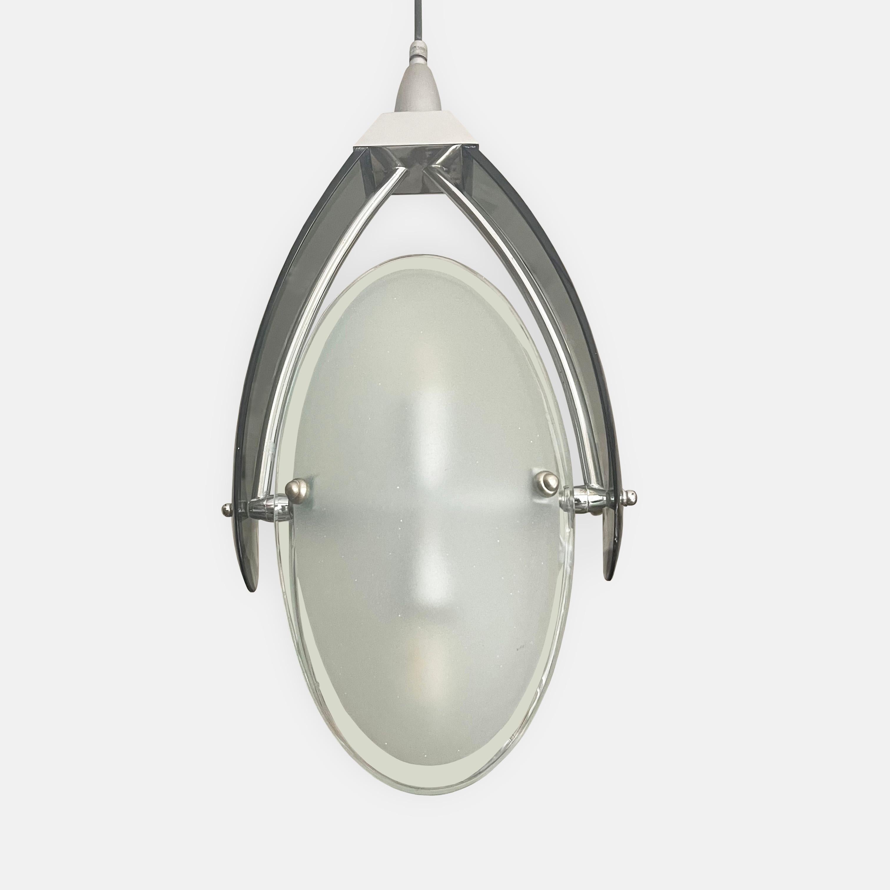 Mid-Century Modern Lampe à suspension italienne des années 1960 en vente
