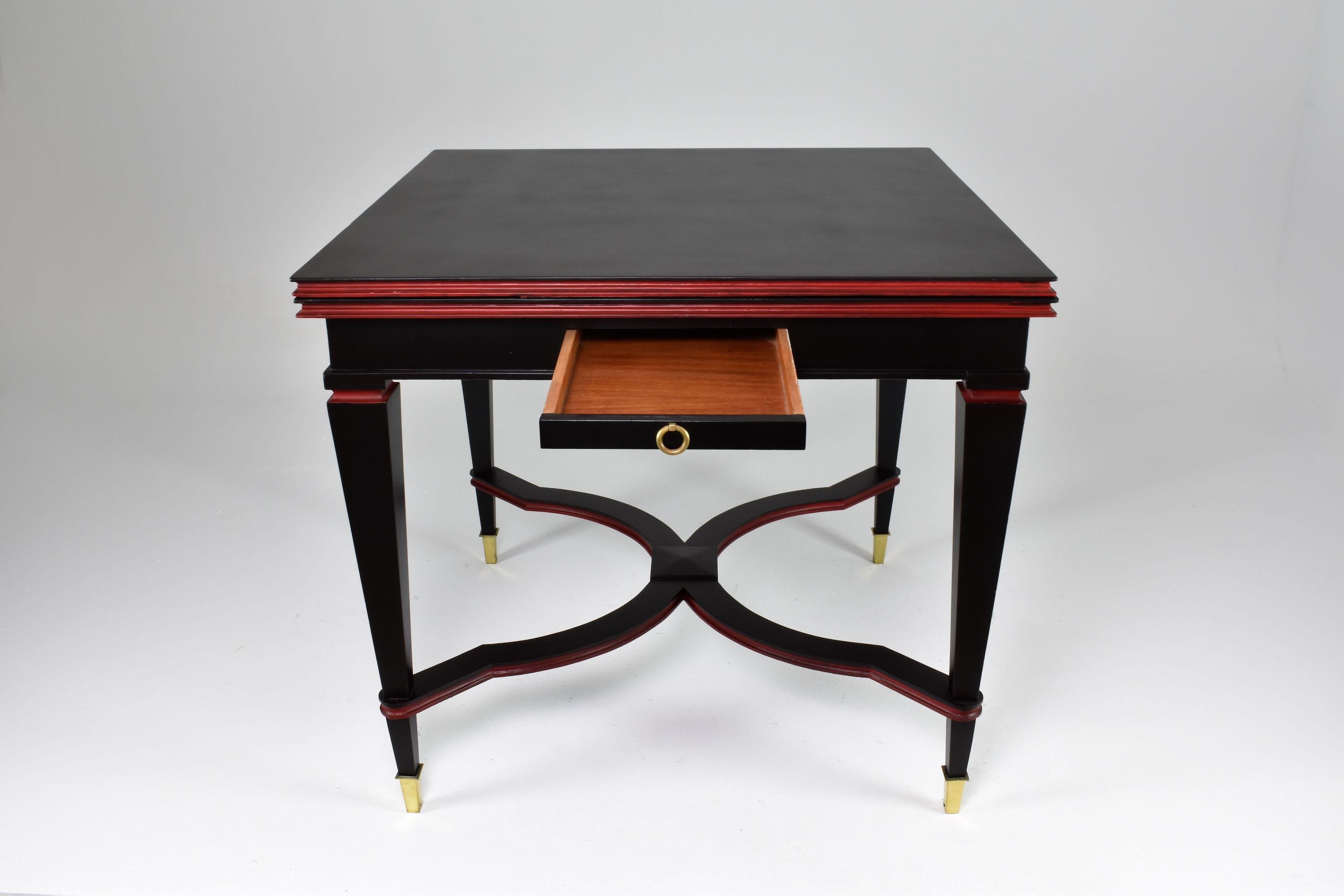 Art Deco Italian 1960s Game Table  For Sale