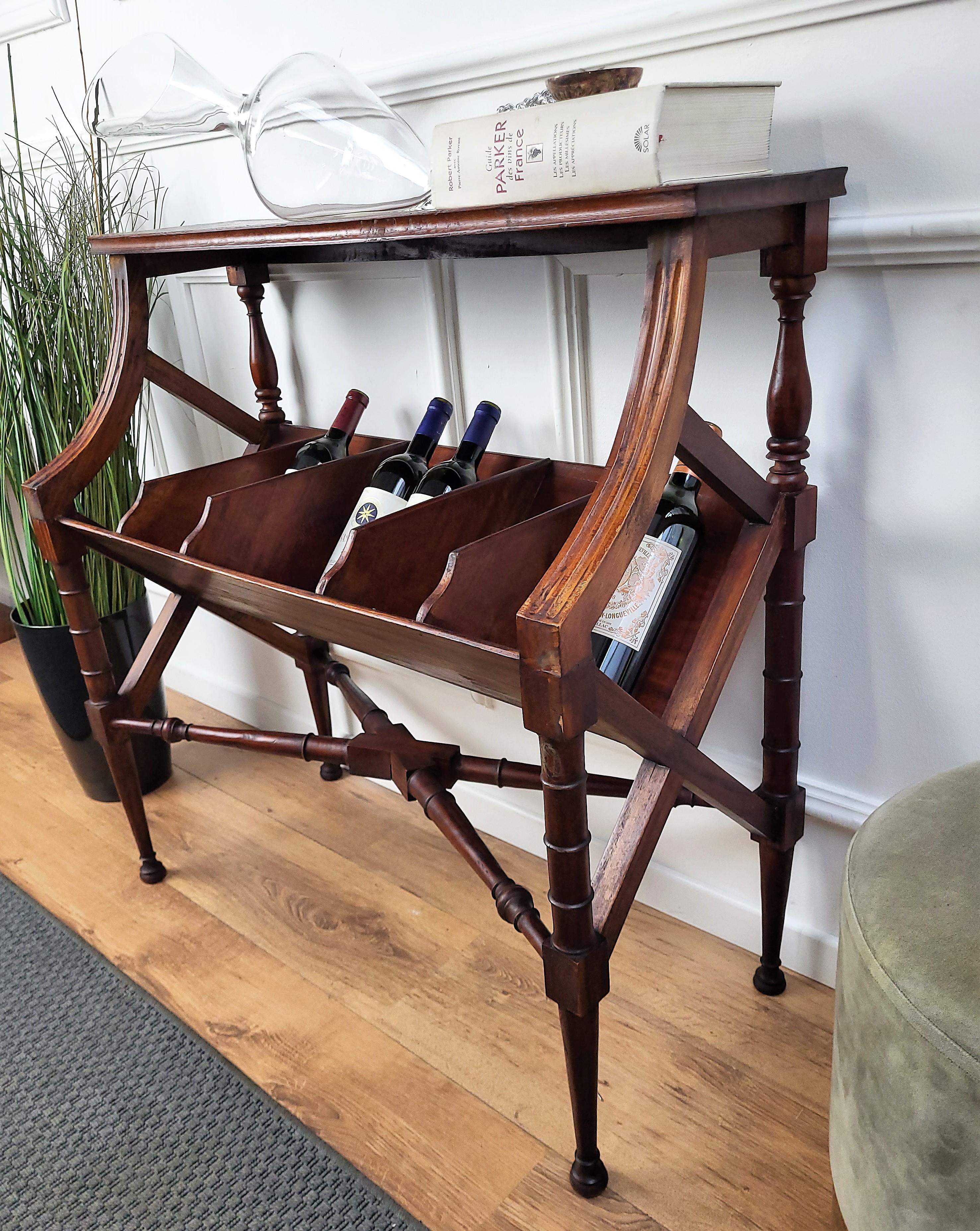 20th Century Italian 1960s Mid-Century Modern Wine Dry Bar Cocktail Cabinet Side Table For Sale