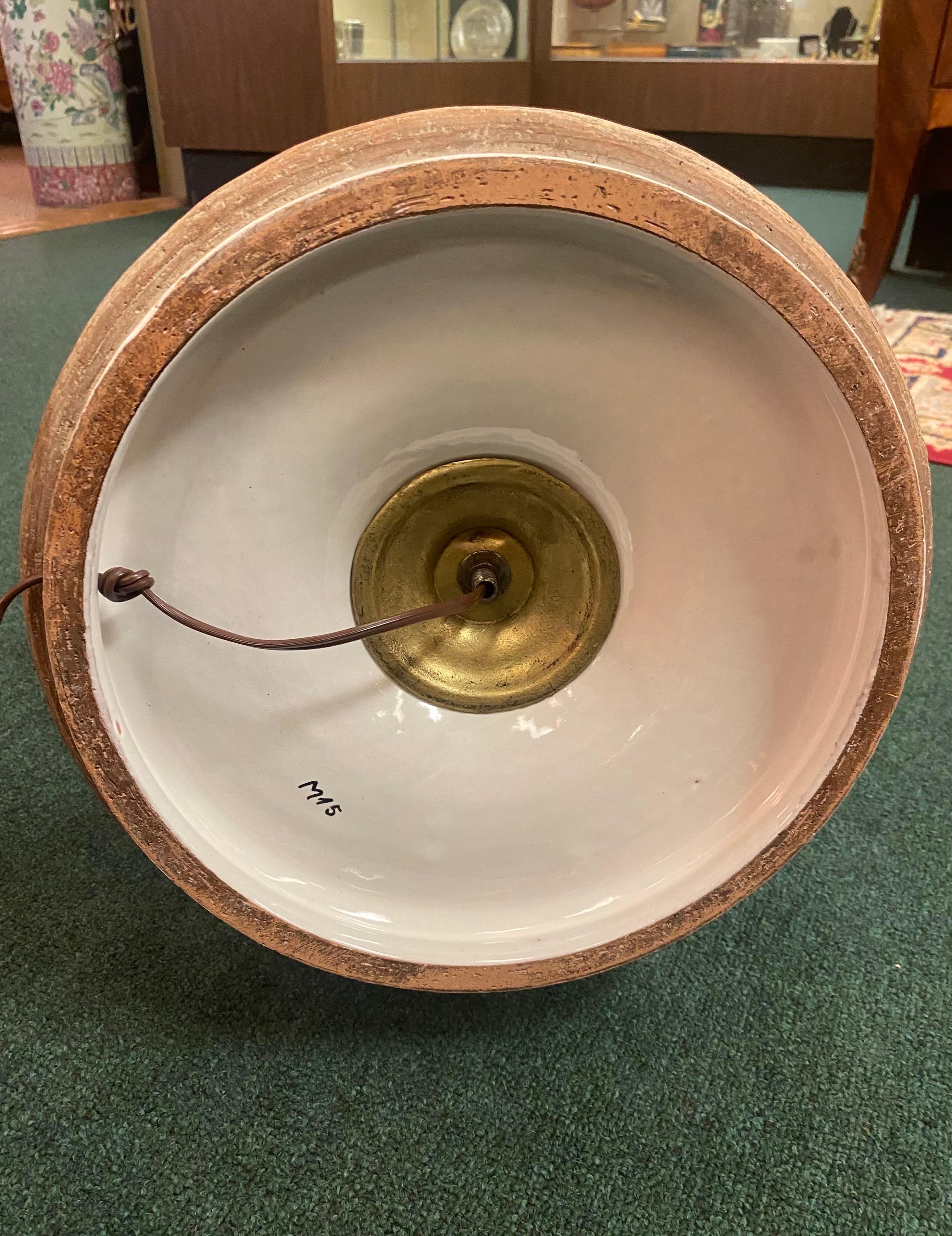 Italian 1960s Monumental Ugo Zaccagnini Table Lamp For Sale 8