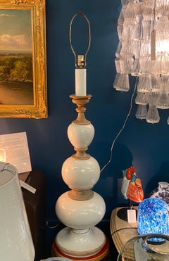 Italian 1960s Monumental Ugo Zaccagnini Table Lamp