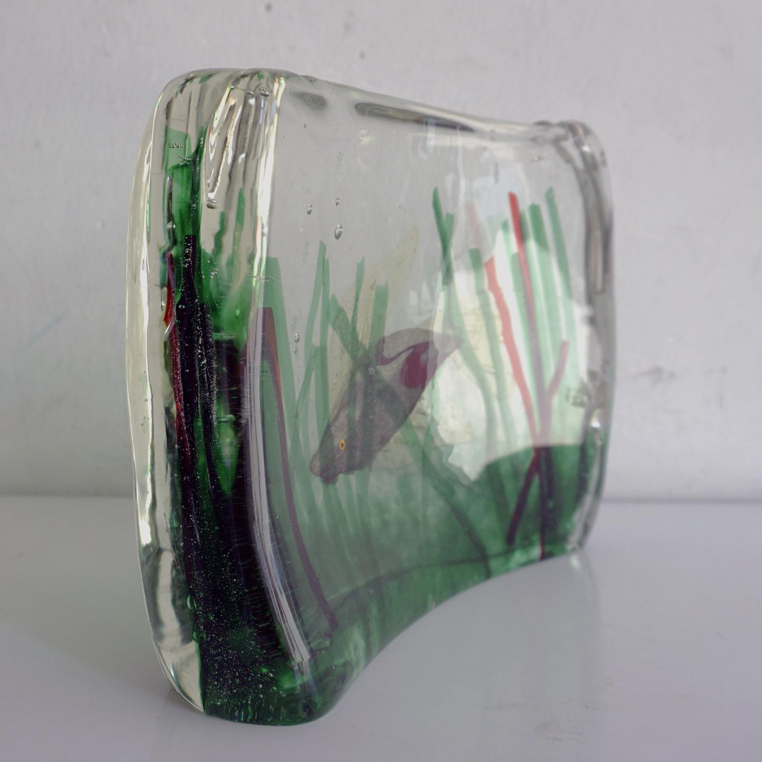 Italian 1960s Murano Glass Aquarium by Riccardo Licata for Gino Cenedese 2