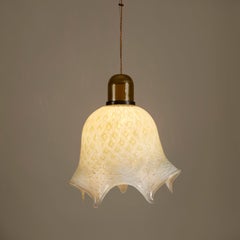 Italian 1960s Murano handkerchief pendant