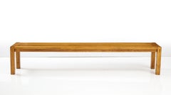 Italian 1960’s Oak Slat Bench