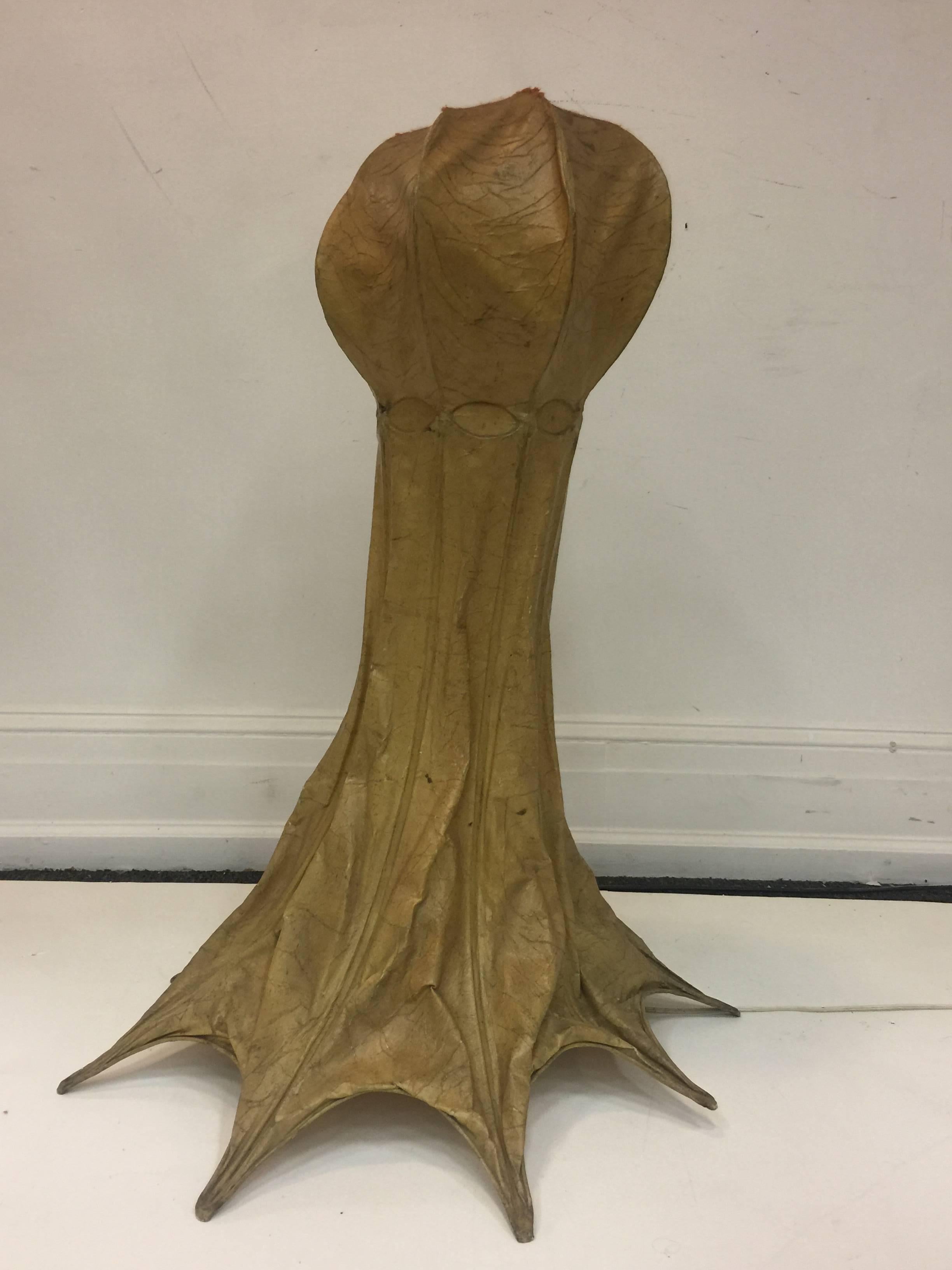 Italian 1960s Parchment Octopus Form Lamp For Sale 7